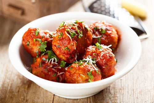 Pasture raised ground chicken meatballs