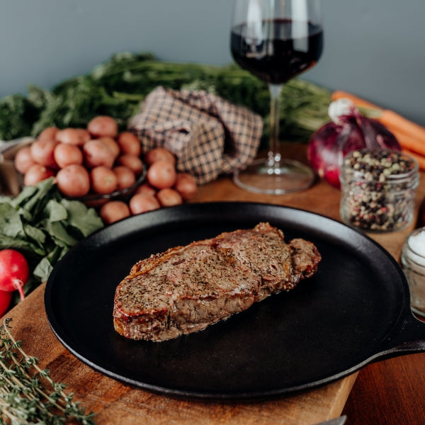 grilled grassfed ny strip steak
