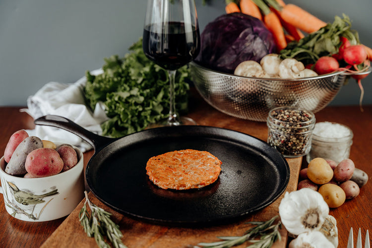 Sockeye Salmon Burger Patty