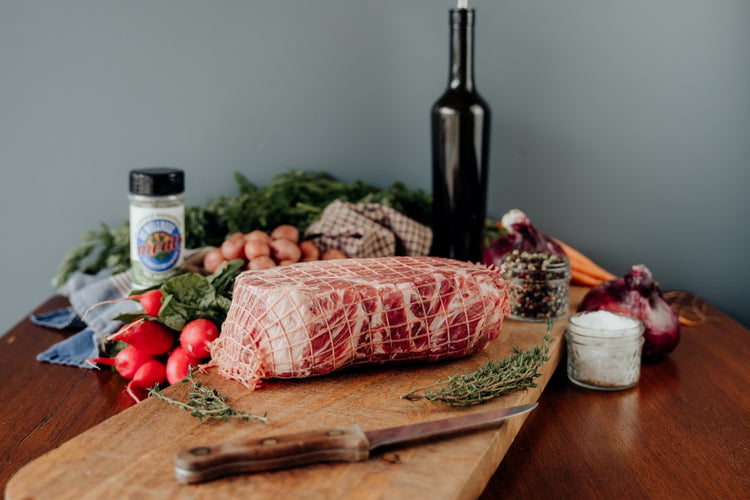 pork shoulder roast, pasture raised