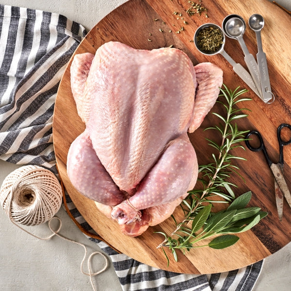 raw whole pastured chicken