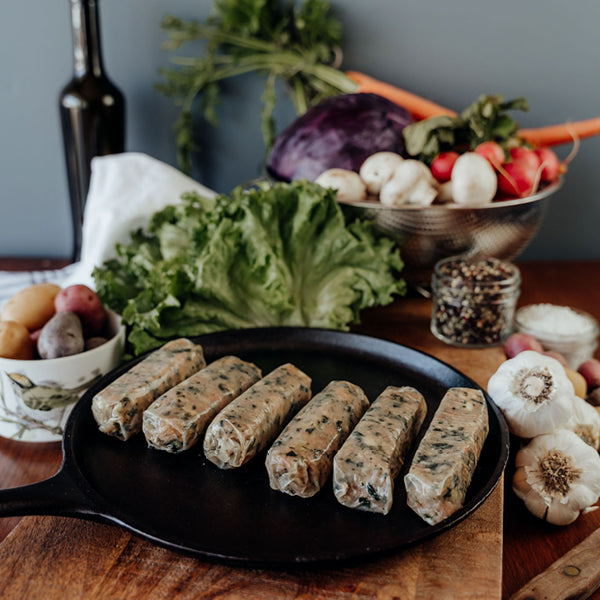 Chicken Feta/Spinach Sausage Links