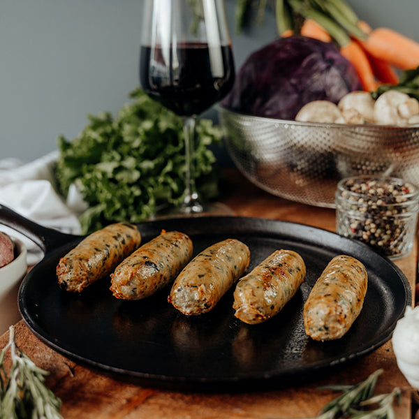 Chicken Feta/Spinach Sausage Links