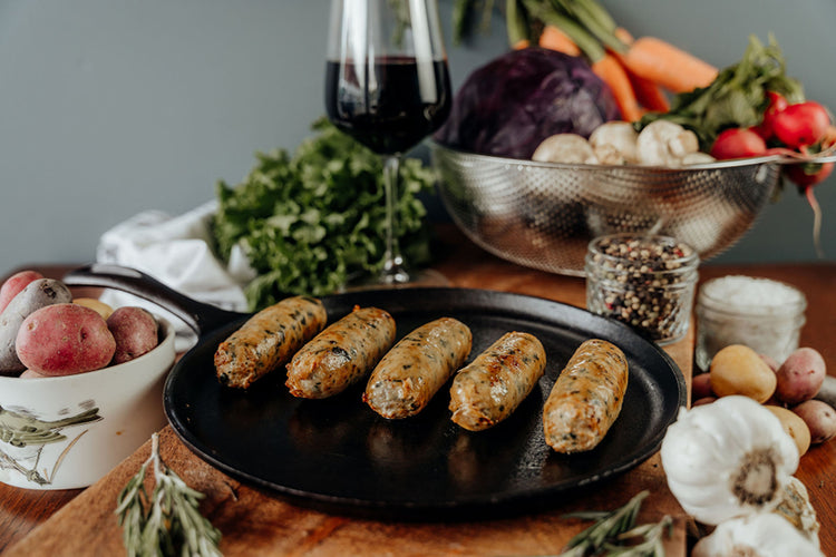 Chicken Feta/Spinach Sausage Links