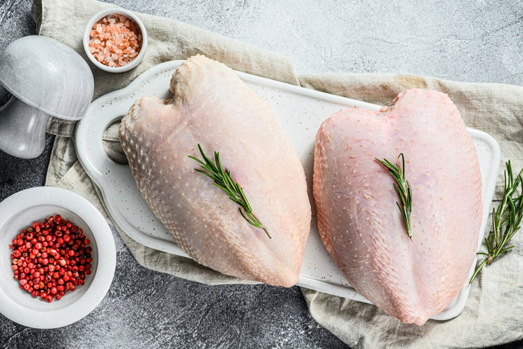 skin on pastured chicken breasts