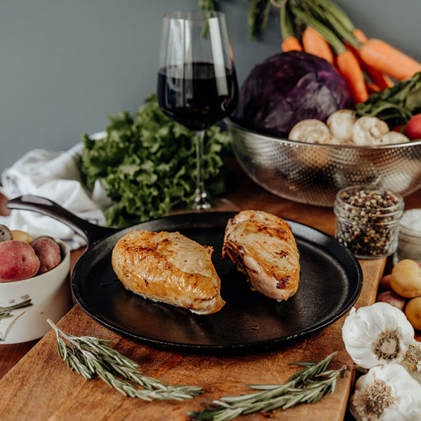 Bone-In, Skin-On Chicken Breast