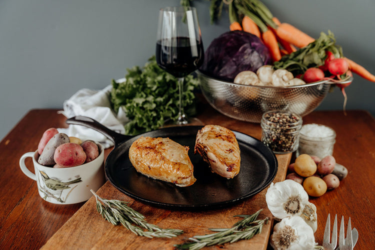 Bone-In, Skin-On Chicken Breast