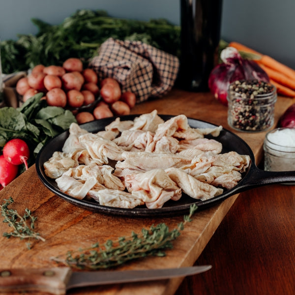 Raw Chicken Skins