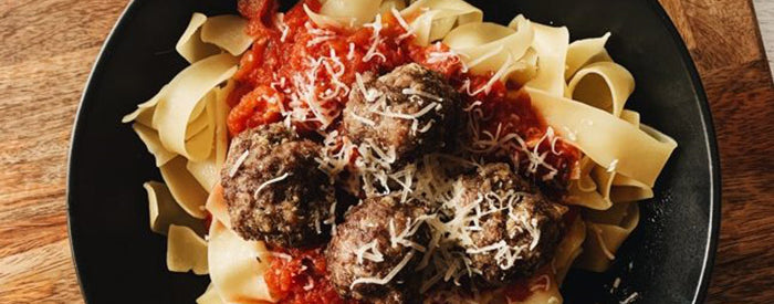 Hidden Liver Meatballs + Scratch Red Sauce