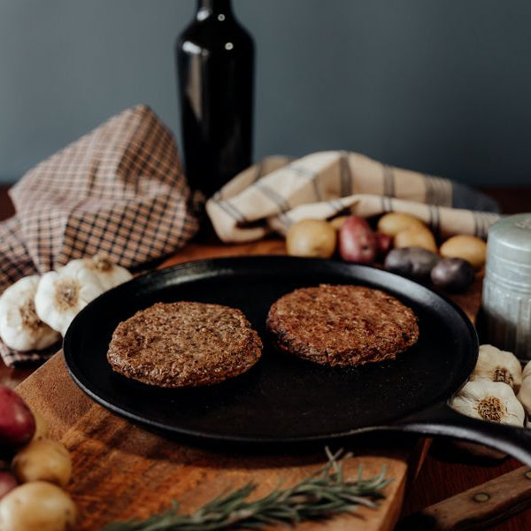 Cooked Ground Beef Patties