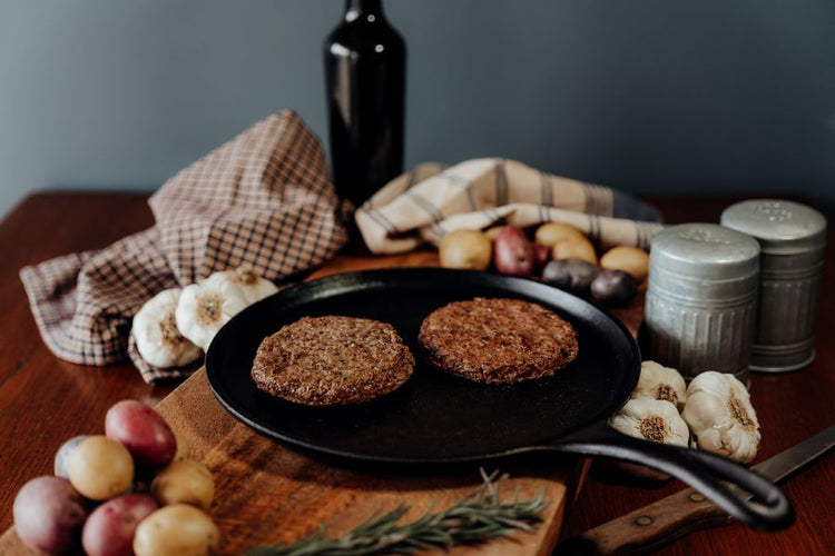 Cooked Ground Beef Patties