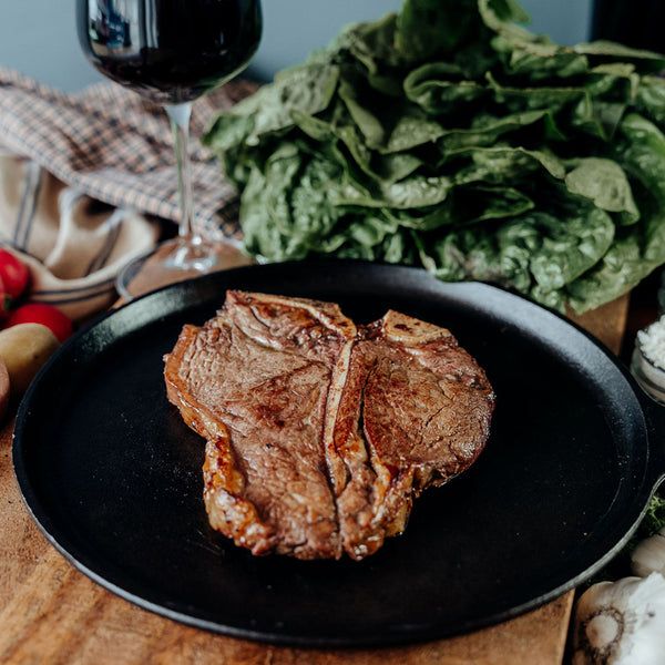 grass-fed beef tbone steak