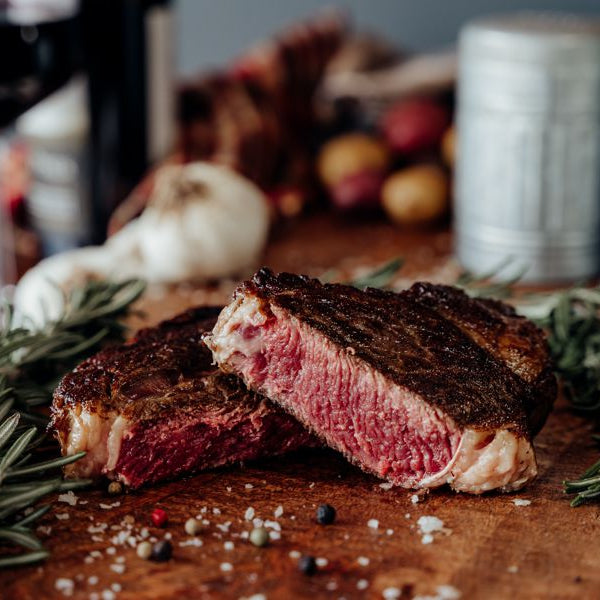 Grassfed Beef Ribeye Grilled sliced