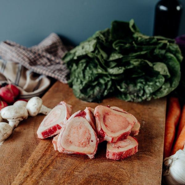 thin cut beef marrow bones