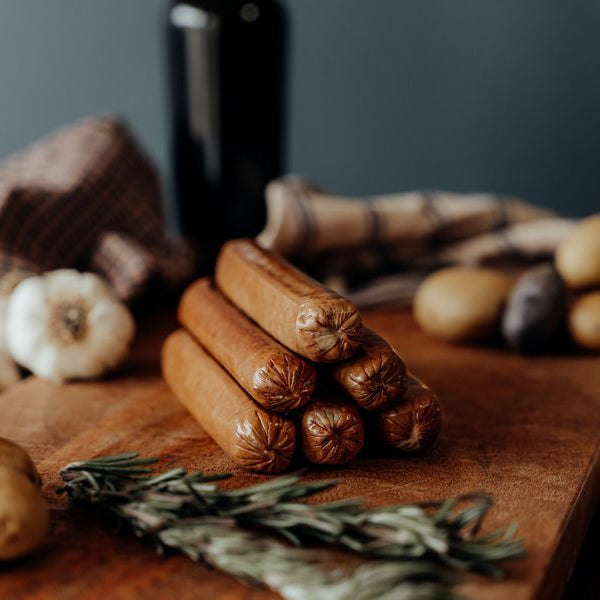 Sugar-Free Garlic Beef Franks