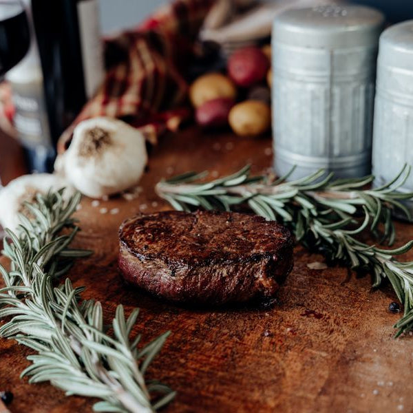 Grassfed Beef Tenderloin Filet Miignon 6oz grilled