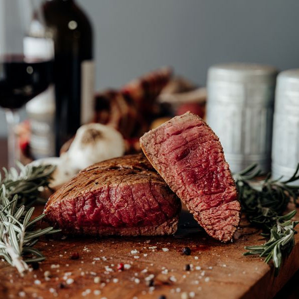 Grassfed Beef Top Round Steak Cooked