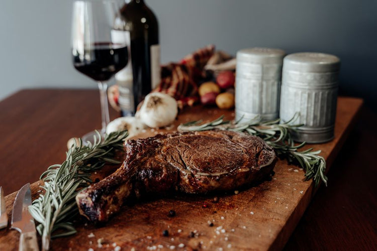 Grilled Grassfed Beef Large French Ribeye