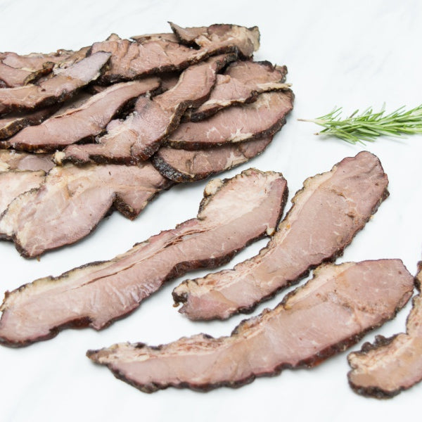 hickory smoked sliced beef brisket, sugar free brisket