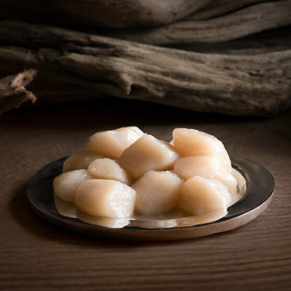 fresh, raw lummi island alaskan weathervane scallops