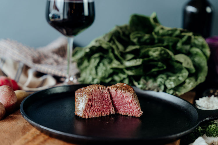 Bison Filet Cooked