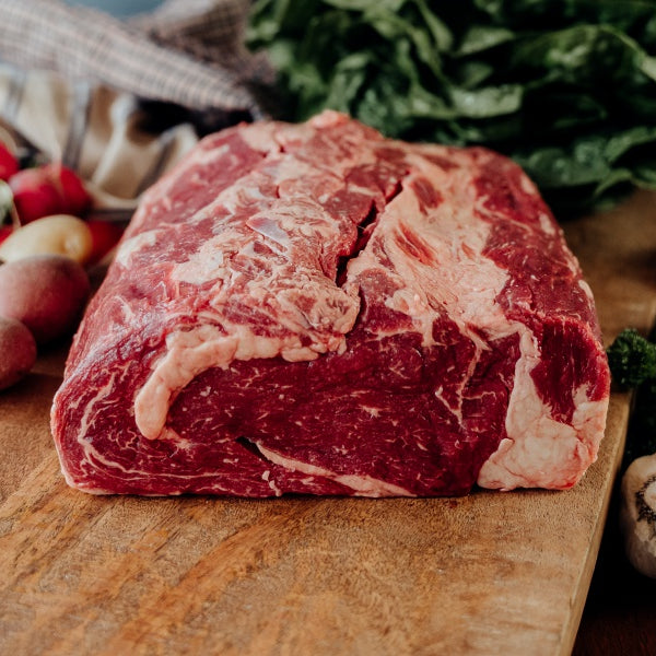 whole primal beef ribeye, grassfed, DIY steaks