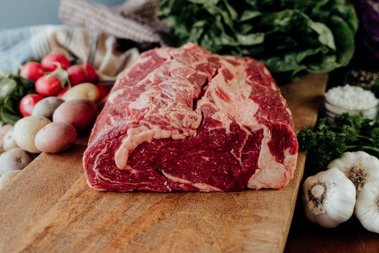 whole primal beef ribeye, grassfed, DIY steaks