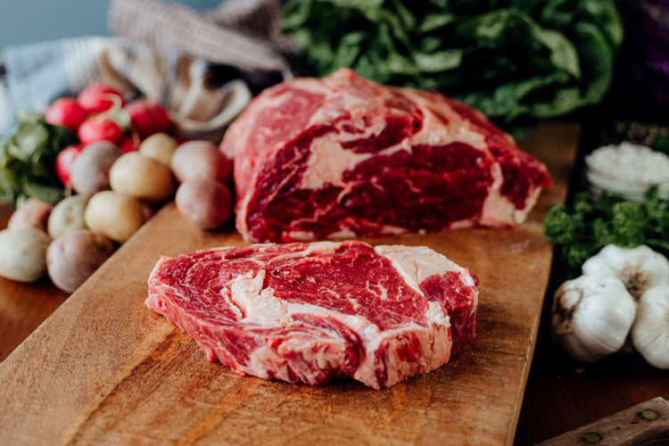 grassfed beef whole ribeye primal