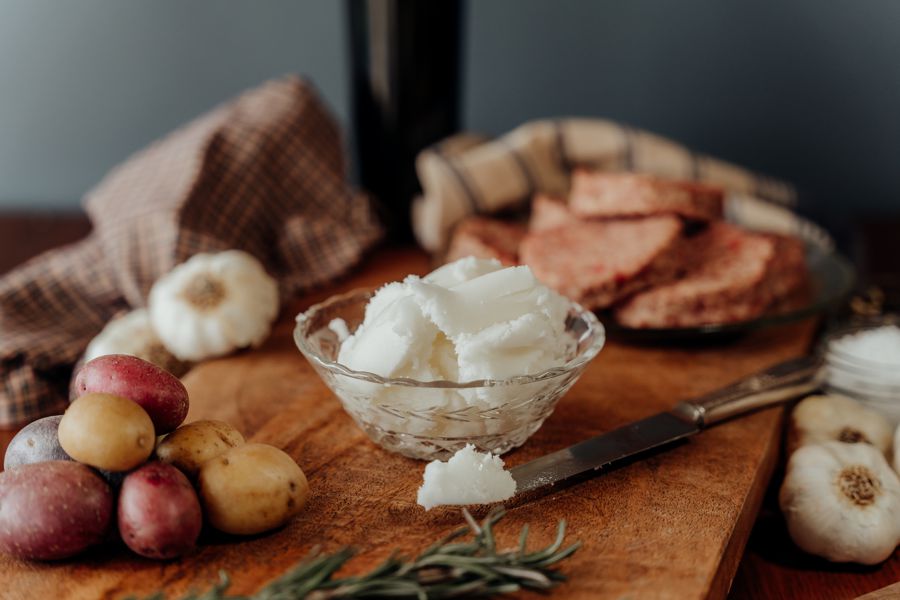 Grassfed Lamb Tallow, lard, cooking fats