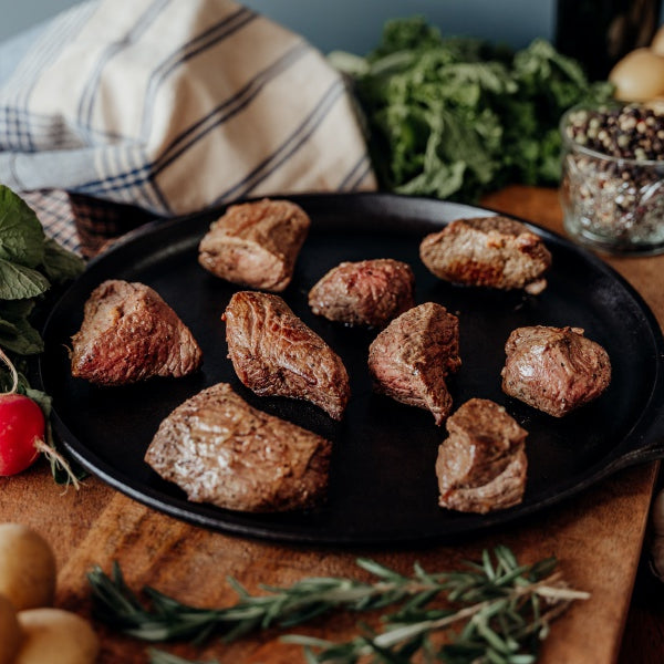 grassfed lamb kabobs cooked