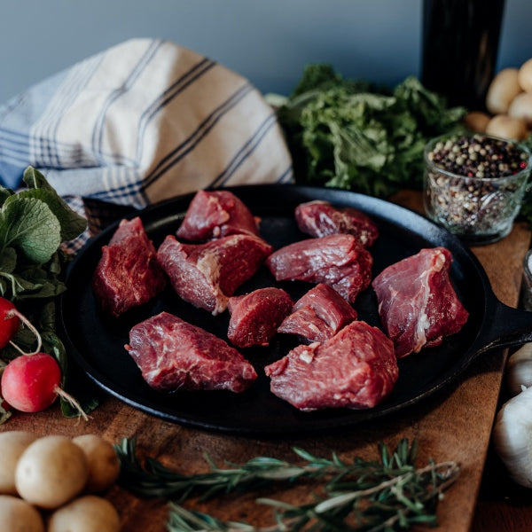 Grassfed lamb kabobs