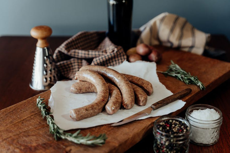 Rustic Lamb Sausage Links, breakfast sausage