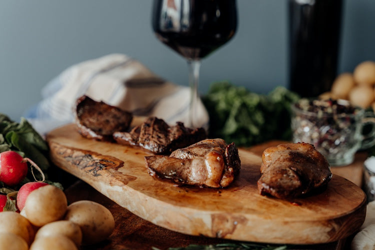 grassfed lamb heart cooked, lamb organ meat