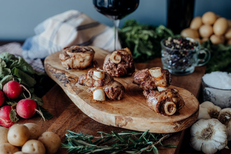 grassfed lamb osso buco roasted