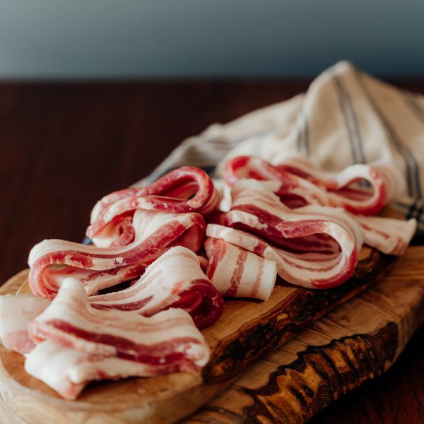 Sliced Fresh Side Pork DIY Bacon