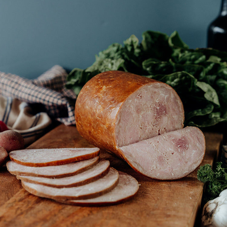 Sugar Free Pastured Pork Ham sliced