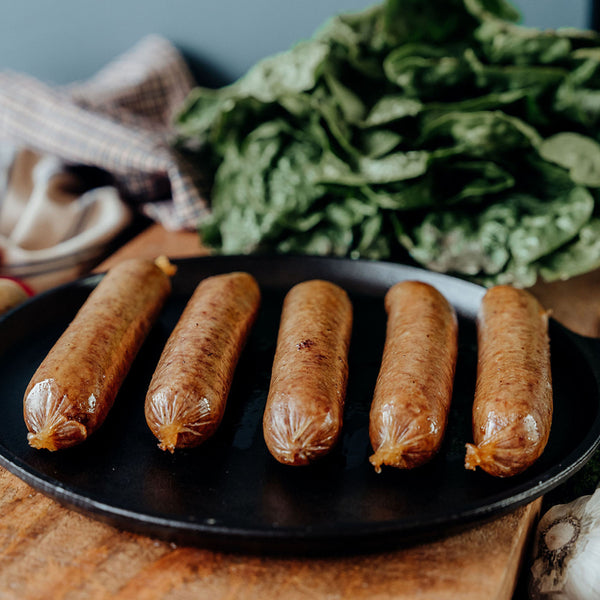 Sugar-Free Pork Bacon Bratwurst