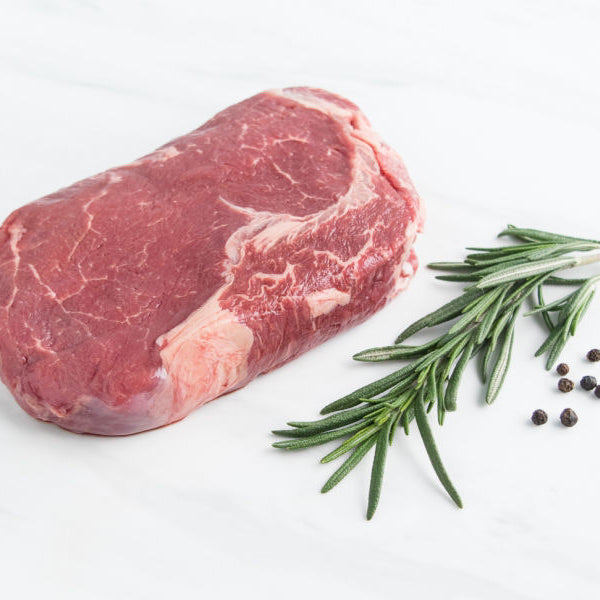 Grassfed beef ribeye boneless steak