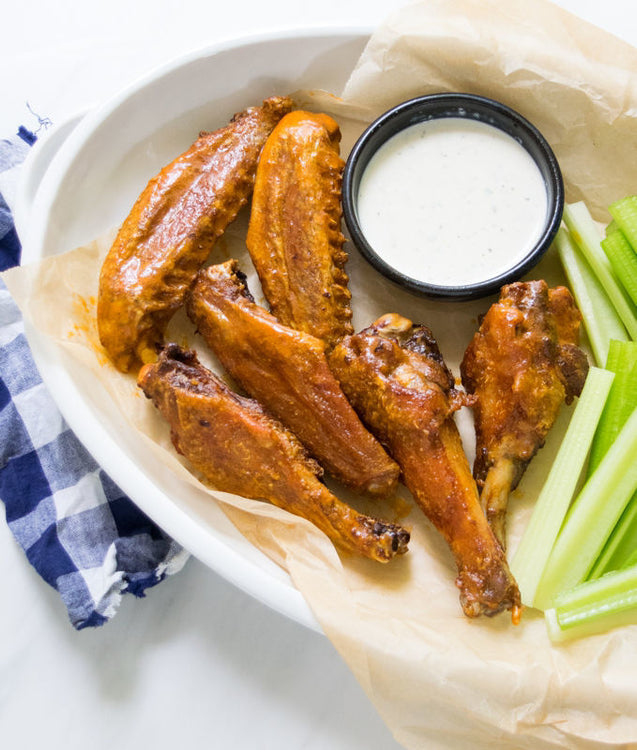 Duck Wings and Celery