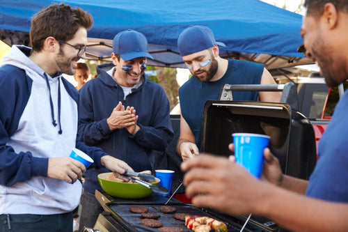 fall fun and games, tailgating, grilling