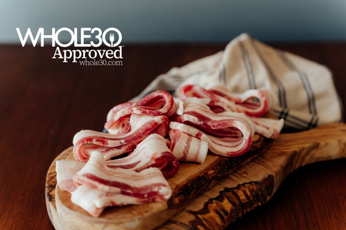 sugar free pork bacon slices, whole30 approved