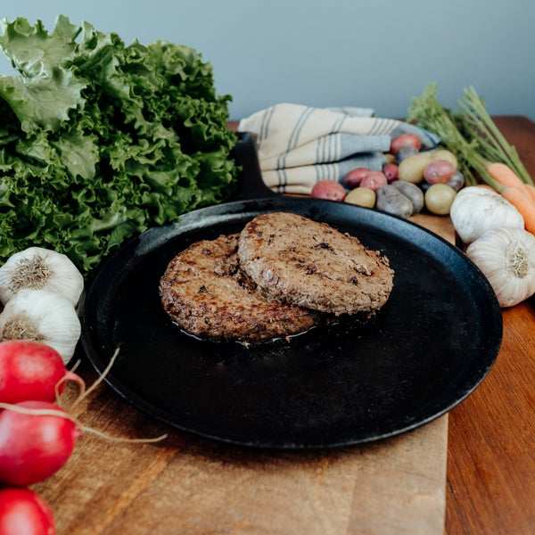 grilled ground sirloin patties