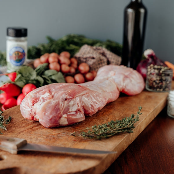 whole gourmet rabbit, raw