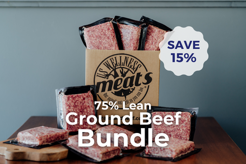 75 percent lean ground beef chubs