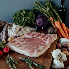 Fresh Skin-On Pork Belly - 4 lbs