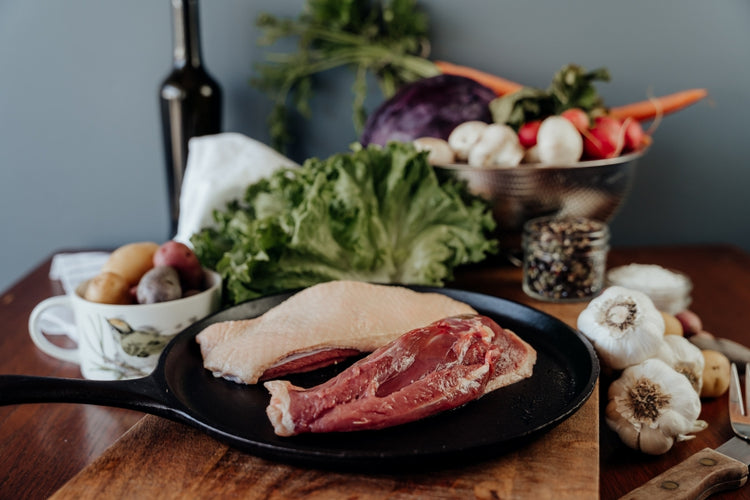 pastured duck breasts raw