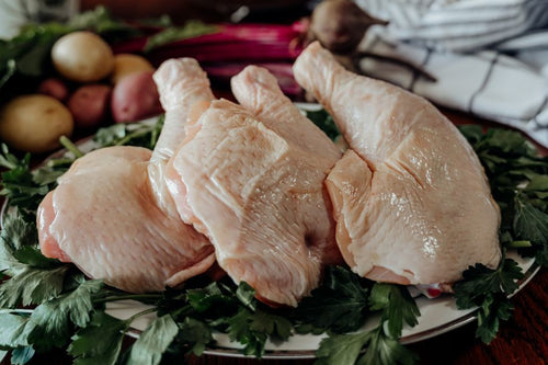 pastured chicken leg quarters