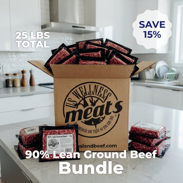 90% Lean Ground Beef Bundle - 25 lbs