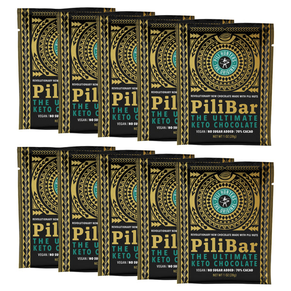 pili hunters pilibars keto chocolate bars, multiple packages