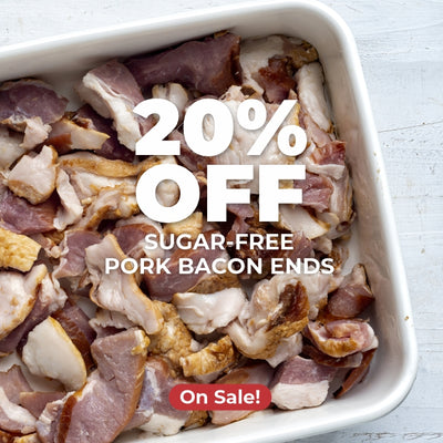 Sugar Free Pork Bacon Ends - 1 lb.